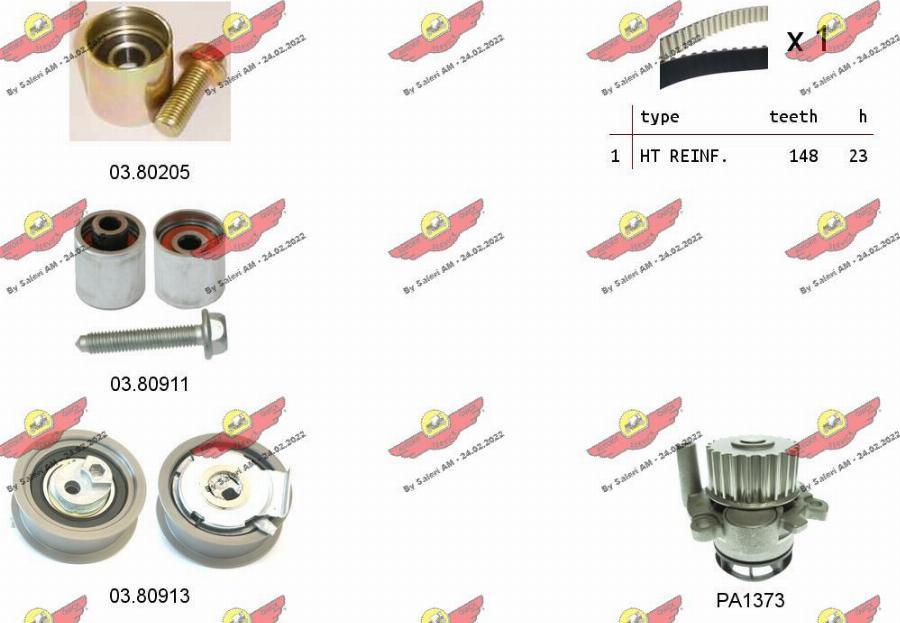 Autokit 04.5298PA - Water Pump & Timing Belt Set car-mod.net