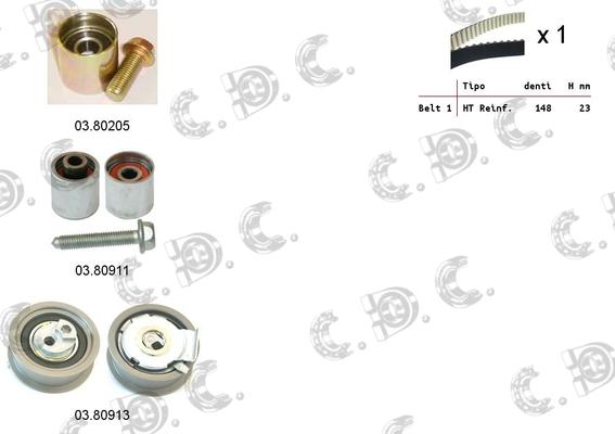 Autokit 04.5298 - Timing Belt Set car-mod.net