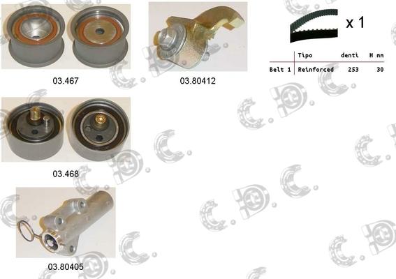 Autokit 04.5240 - Timing Belt Set car-mod.net