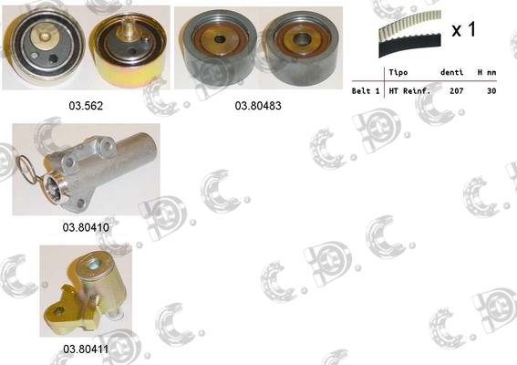 Autokit 04.5266 - Timing Belt Set car-mod.net