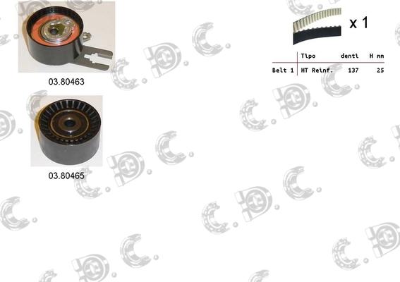 Autokit 04.5263 - Timing Belt Set car-mod.net