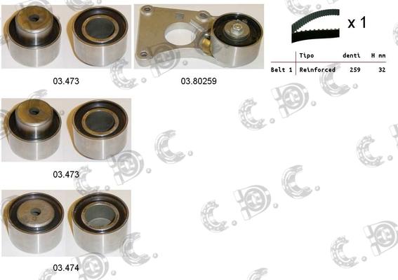 Autokit 04.5209 - Timing Belt Set car-mod.net