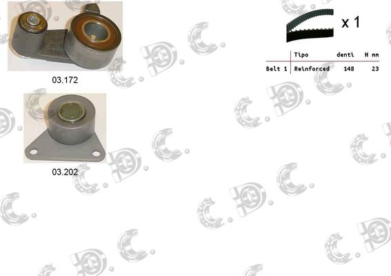 Autokit 04.5200 - Timing Belt Set car-mod.net