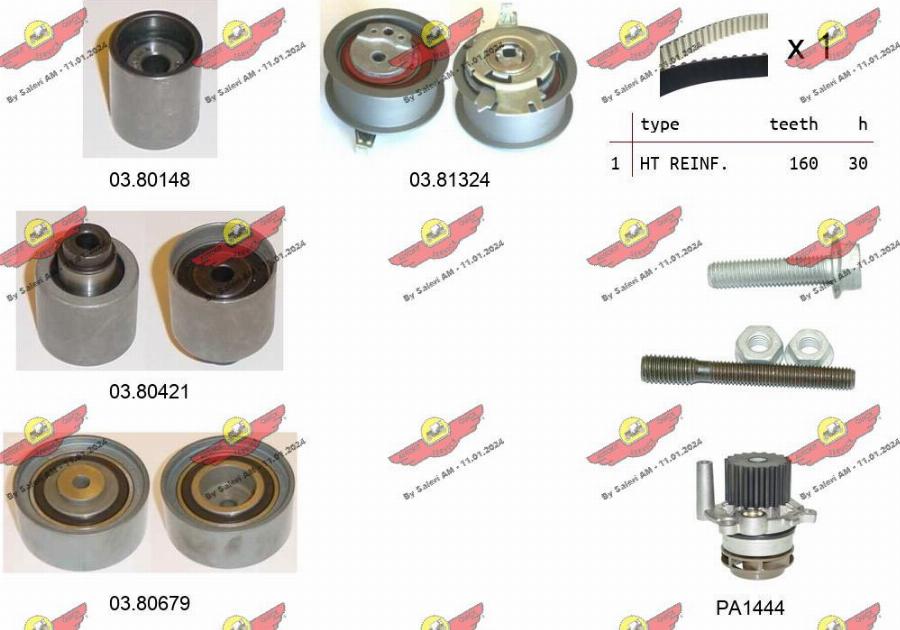 Autokit 04.5285PA2 - Water Pump & Timing Belt Set car-mod.net