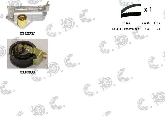 Autokit 04.5238 - Timing Belt Set car-mod.net