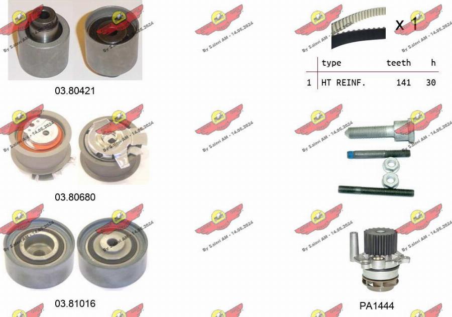 Autokit 04.5279PA2 - Water Pump & Timing Belt Set car-mod.net