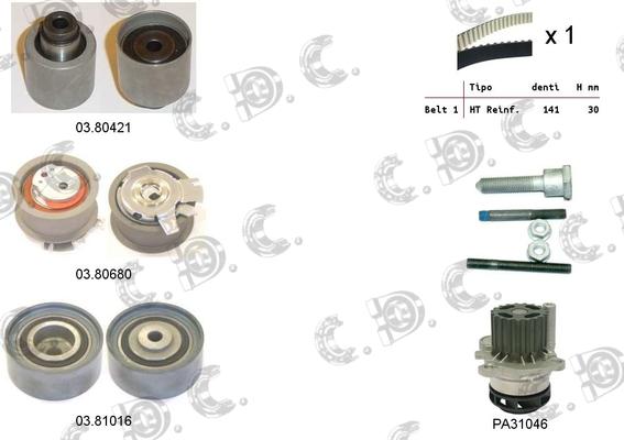 Autokit 04.5279PA - Water Pump & Timing Belt Set car-mod.net