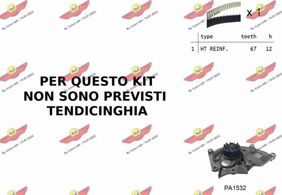 Autokit 04.5B04PA - Water Pump & Timing Belt Set car-mod.net