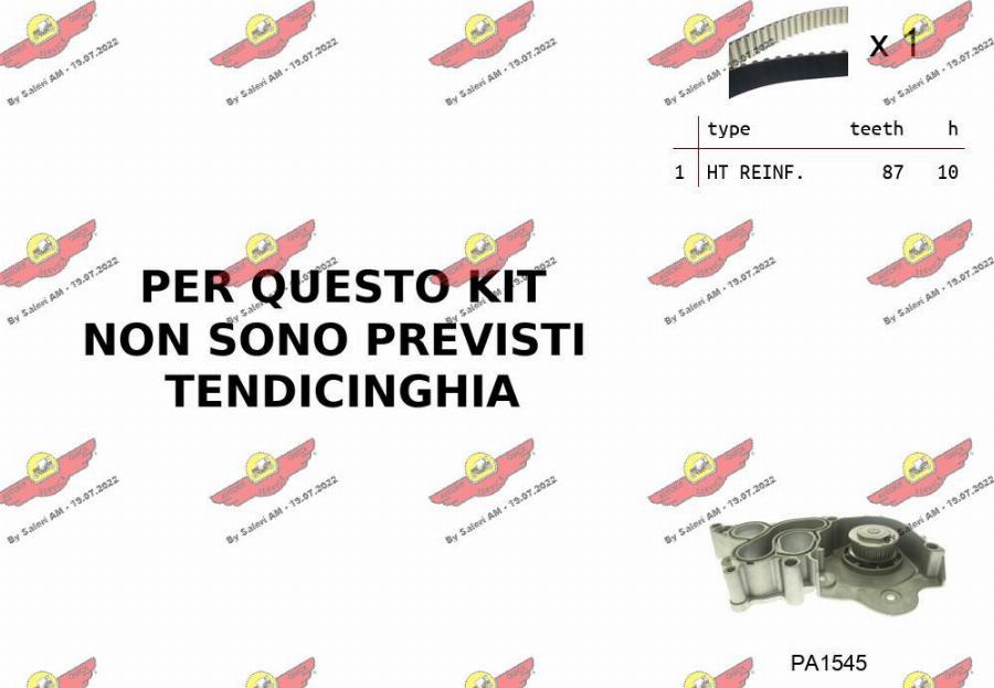 Autokit 04.5B03PA - Water Pump & Timing Belt Set car-mod.net