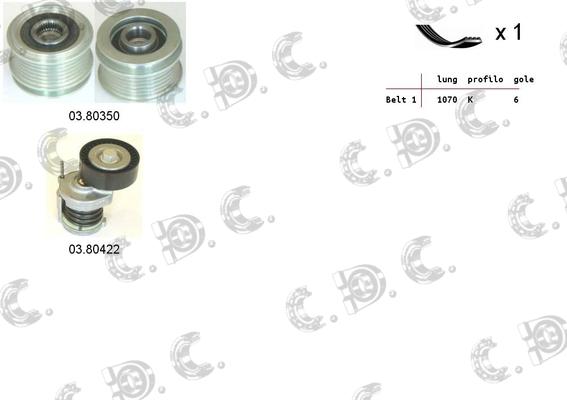 Autokit 06.0044 - V-Ribbed Belt Set car-mod.net