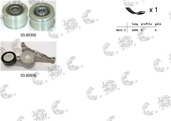 Autokit 06.0047 - V-Ribbed Belt Set car-mod.net