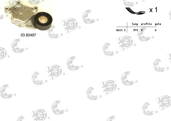 Autokit 06.0036 - V-Ribbed Belt Set car-mod.net