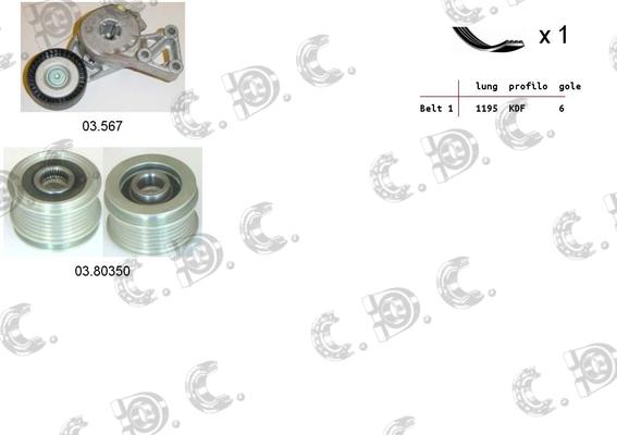 Autokit 06.0106 - V-Ribbed Belt Set car-mod.net