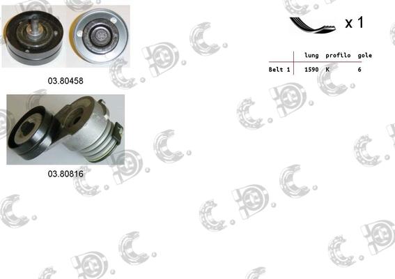Autokit 06.0114 - V-Ribbed Belt Set car-mod.net