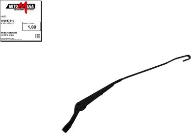Automega 100037810 - Wiper Arm, window cleaning car-mod.net