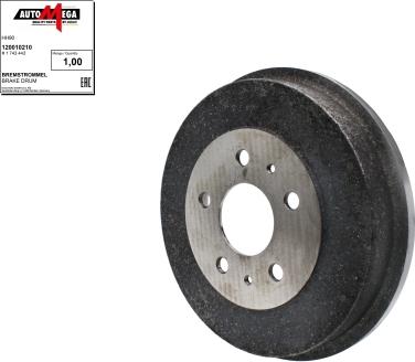Automega 120010210 - Brake Drum car-mod.net