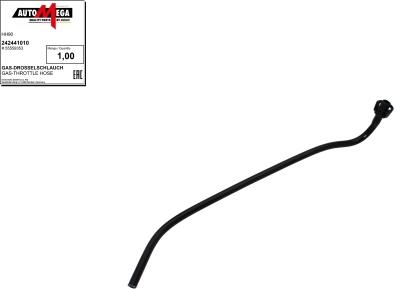 Automega 242441010 - Radiator Hose car-mod.net