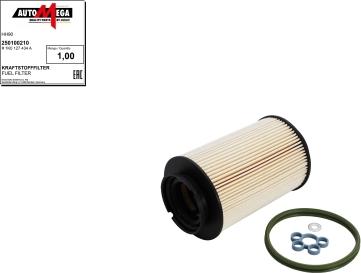Automega 250100210 - Fuel filter car-mod.net