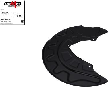 Automega 210031410 - Splash Panel, guard, brake disc car-mod.net