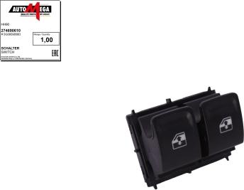 Automega 274690610 - Switch, window regulator car-mod.net