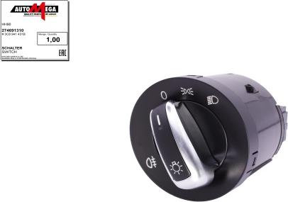 Automega 274691310 - Switch, headlight car-mod.net