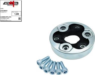 Automega 274746910 - Flexible disc, propshaft joint car-mod.net