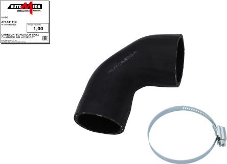 Automega 274741110 - Charger Intake Air Hose car-mod.net