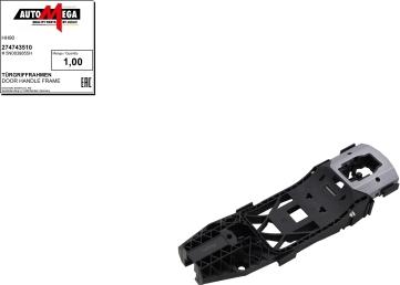 Automega 274743510 - Door-handle Frame car-mod.net
