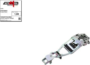Automega 274743610 - Door-handle Frame car-mod.net