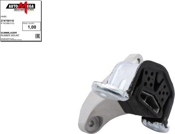 Automega 274759110 - Mounting, manual transmission car-mod.net