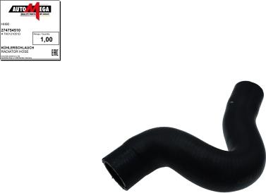Automega 274754510 - Radiator Hose car-mod.net