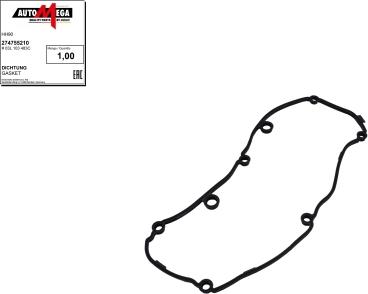 Automega 274755210 - Gasket, cylinder head cover car-mod.net