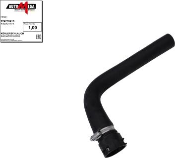 Automega 274753410 - Radiator Hose car-mod.net