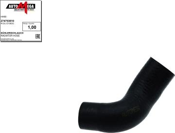 Automega 274753810 - Radiator Hose car-mod.net