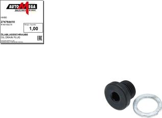 Automega 274764410 - Sealing Plug, oil sump car-mod.net