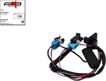 Automega 274710210 - Switch, rear hatch release car-mod.net