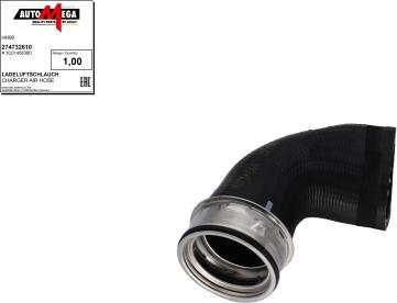 Automega 274732610 - Charger Intake Air Hose car-mod.net