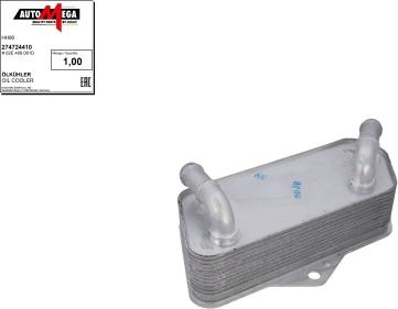 Automega 274724410 - Oil Cooler, engine oil car-mod.net
