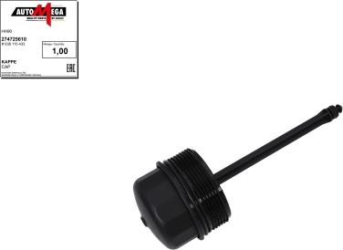 Automega 274725610 - Cap, oil filter housing car-mod.net