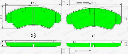 AutomotiveAdriado GLBP0059 - Brake Pad Set, disc brake car-mod.net