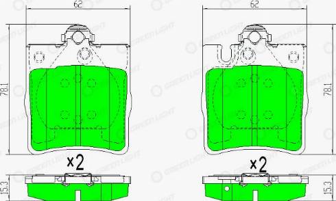 AutomotiveAdriado GLBP0232 - Brake Pad Set, disc brake car-mod.net