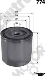 Automotor France LATH05 - Oil Filter car-mod.net