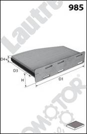 Automotor France LATR15 - Filter, interior air car-mod.net
