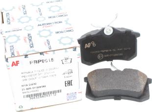 Automotor France PBP9615 - Brake Pad Set, disc brake car-mod.net