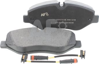 Automotor France PBP6720 - Brake Pad Set, disc brake car-mod.net