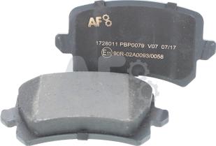Automotor France PBP0079 - Brake Pad Set, disc brake car-mod.net