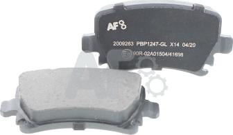 Automotor France PBP1247 - Brake Pad Set, disc brake car-mod.net