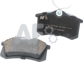 Automotor France PBP2080 - Brake Pad Set, disc brake car-mod.net
