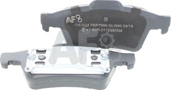 Automotor France PBP7996 - Brake Pad Set, disc brake car-mod.net