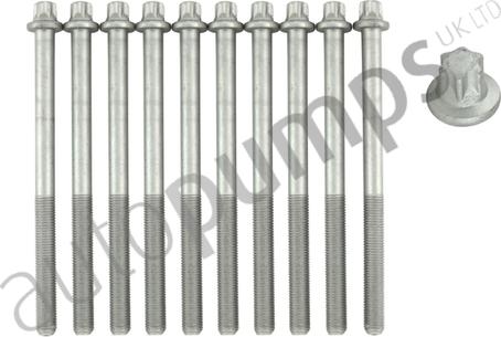 Autopumps UK AHB8112SET - Bolt Kit, cylinder head car-mod.net